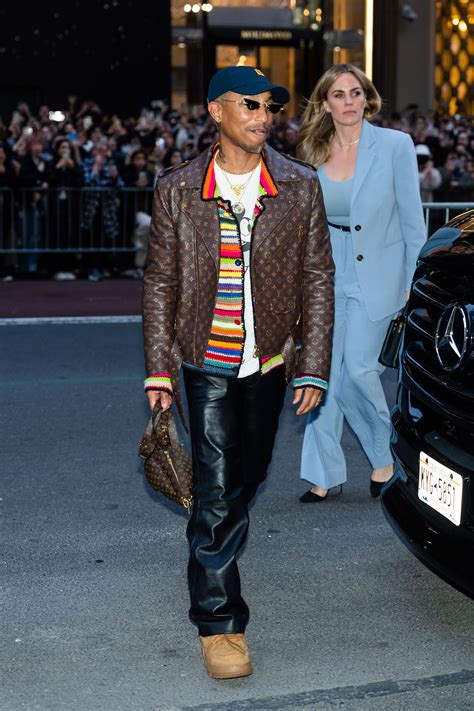 pharrell williams louis vuitton looks|pharrell williams paris.